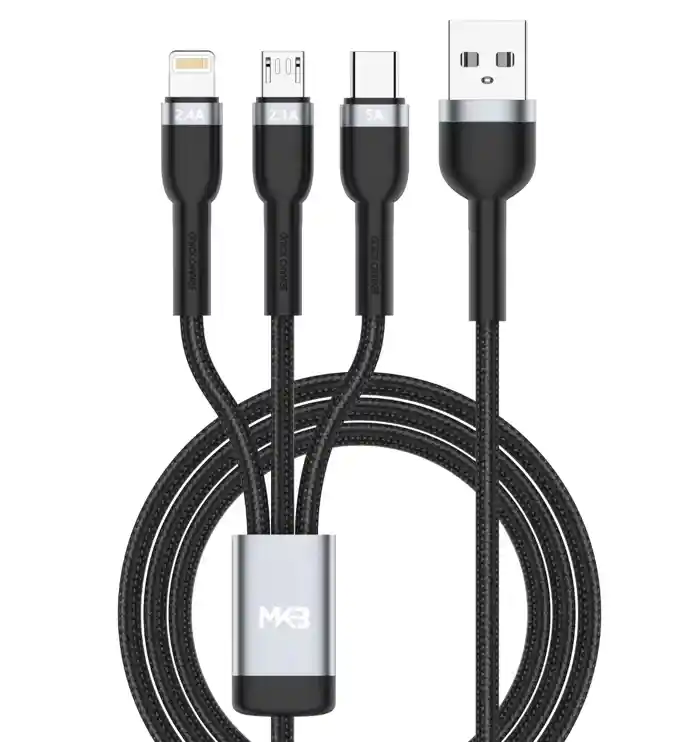 MKB U311 3 in 1 USB -LIGHTNING/Type-c/micro /100W higt...